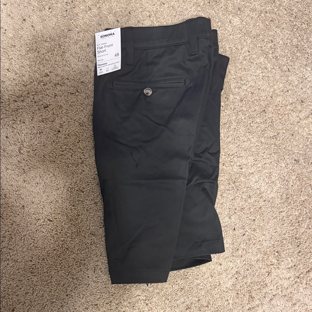 Sonoma Men's Dark Gray Chino Shorts